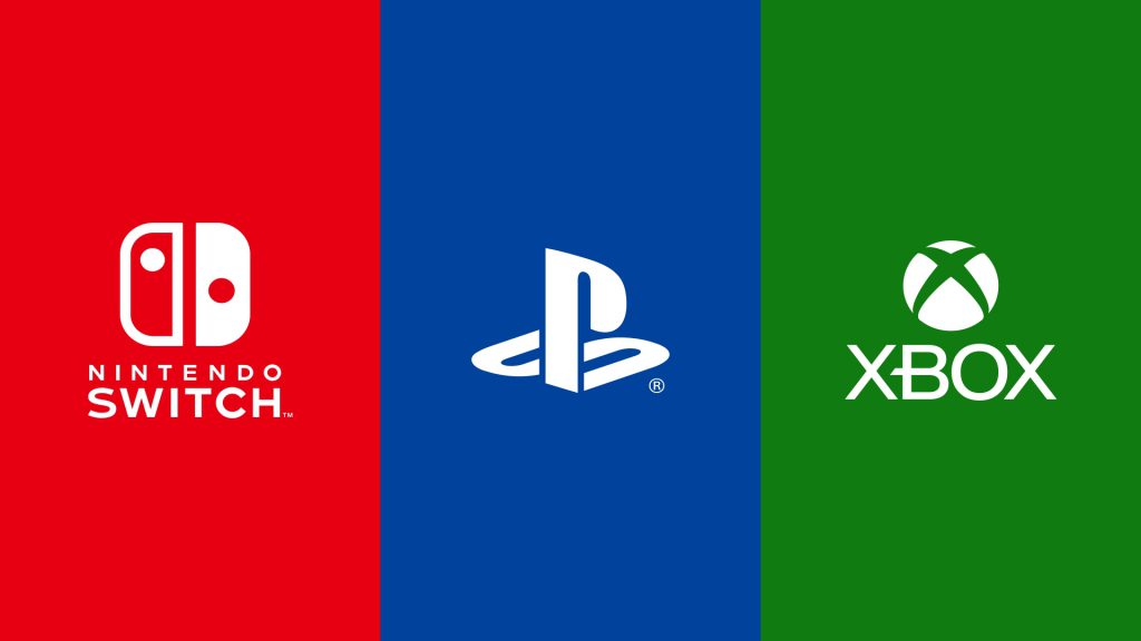 logos nintendoswitch playstation y xbox para el post de 10 lanzamientos de videojuegos para diciembre